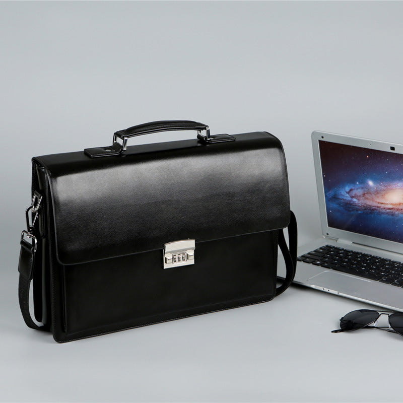 Men's Business Horizontal Password Large Capacity Men's Briefcases