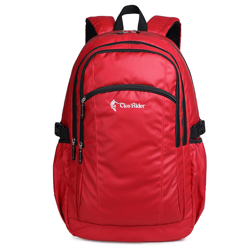 Men's Breathable Wearable Leisure Solid Color Backpacks