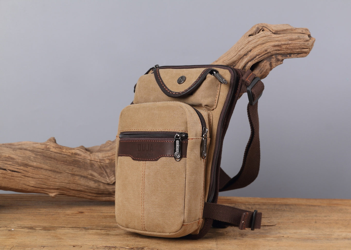 Men's Canvas Vintage Leg Simple Fashion Men's Messenger Bags
