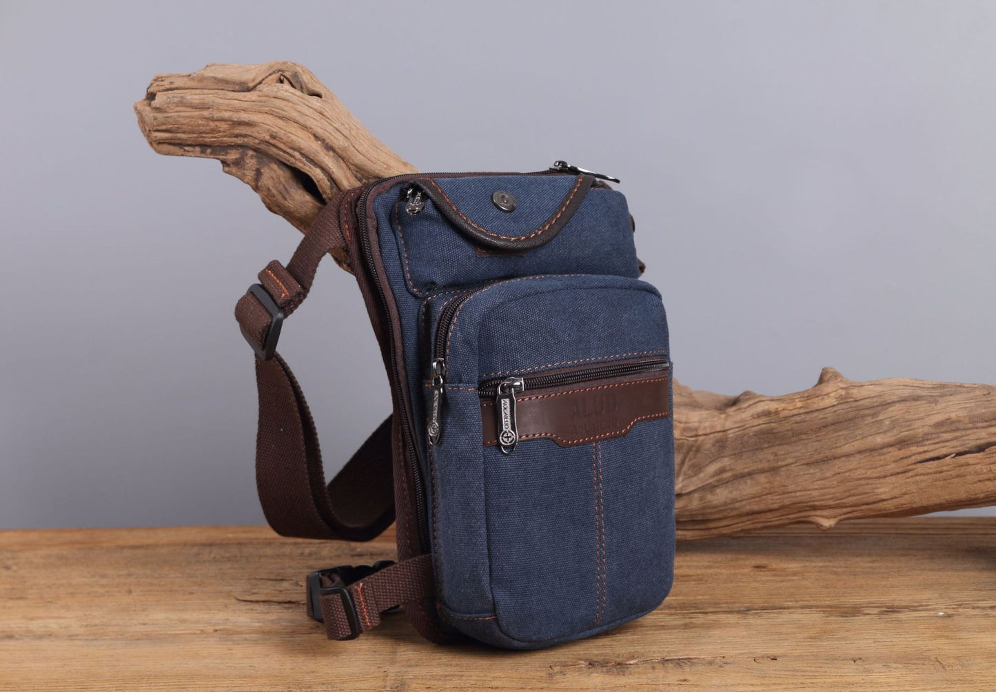Men's Canvas Vintage Leg Simple Fashion Men's Messenger Bags
