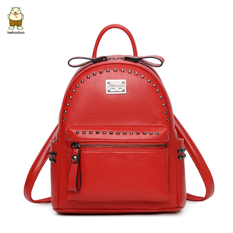 Creative Campus Female Leisure Tide Studded Backpacks