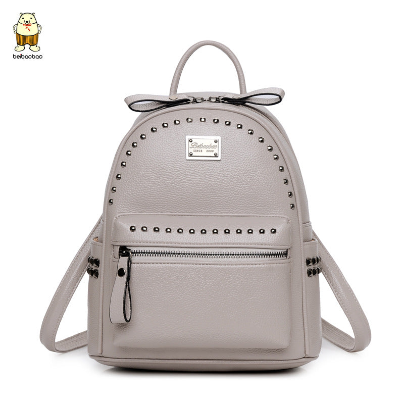 Creative Campus Female Leisure Tide Studded Backpacks