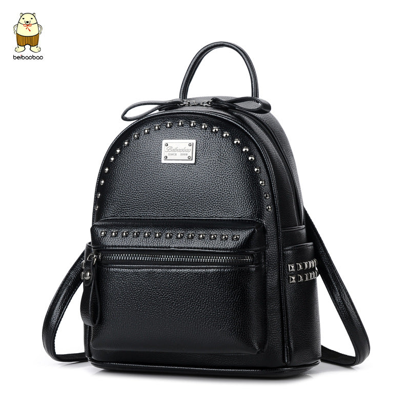 Creative Campus Female Leisure Tide Studded Backpacks