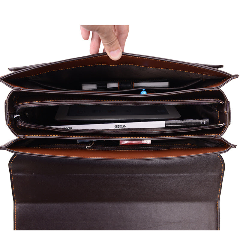 Men's Beautiful Business Password Trendy Official Men's Briefcases