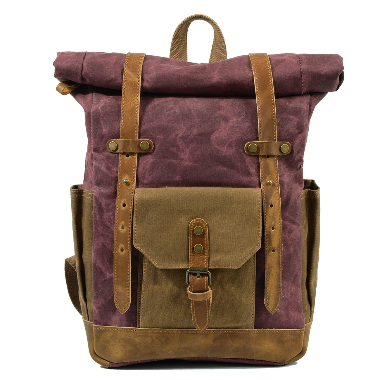 Men's Waterproof Canvas Large Capacity Vintage Batik Travel Bags