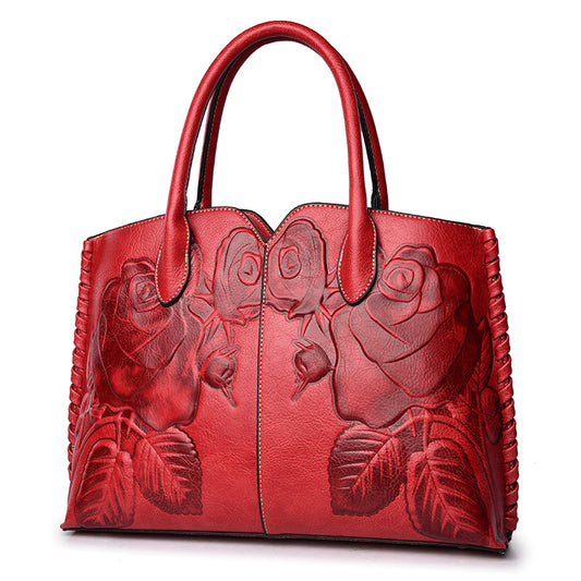 Women's Chinese Style Embossed Fashion Trendy Handbags
