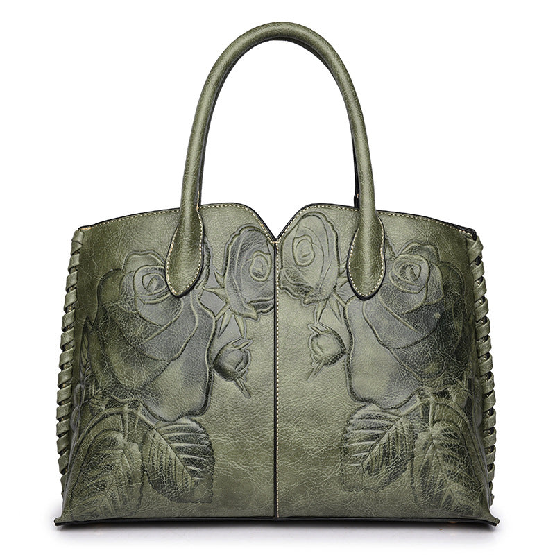 Women's Chinese Style Embossed Fashion Trendy Handbags