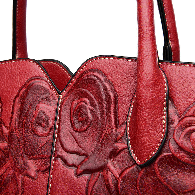 Women's Chinese Style Embossed Fashion Trendy Handbags