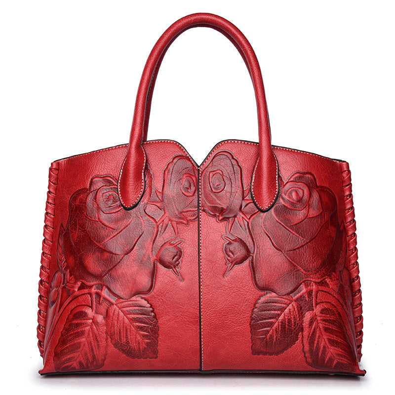Women's Chinese Style Embossed Fashion Trendy Handbags