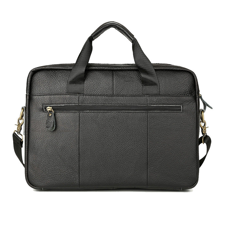 Elegant Men's Graceful Fashion Business Cowhide Bags