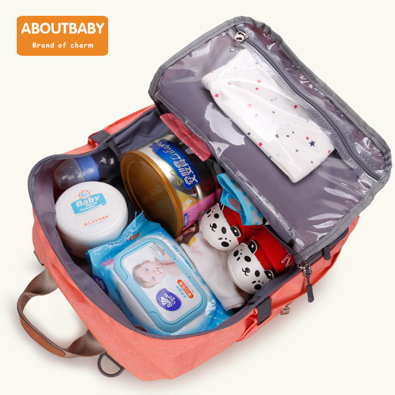Women's Waterproof Mummy Stylish Versatile Mother Large Bags