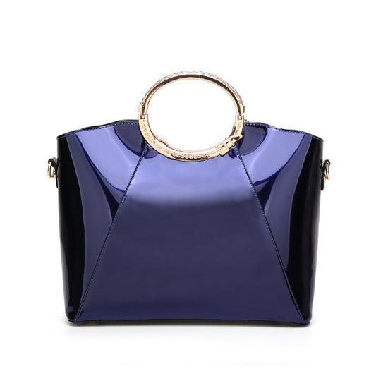 Women's Fashion Patent Leather Shiny Wedding Bags