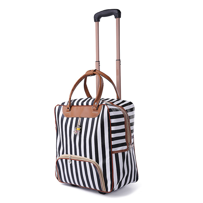 Korean Style Suitcase Vintage Leather Upgraded Travel Bags