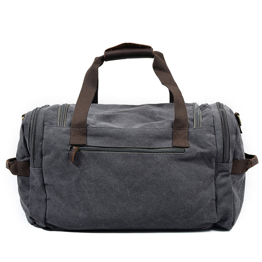 Men's Horse Leather Canvas Traveling Portable Large Capacity Travel Bags
