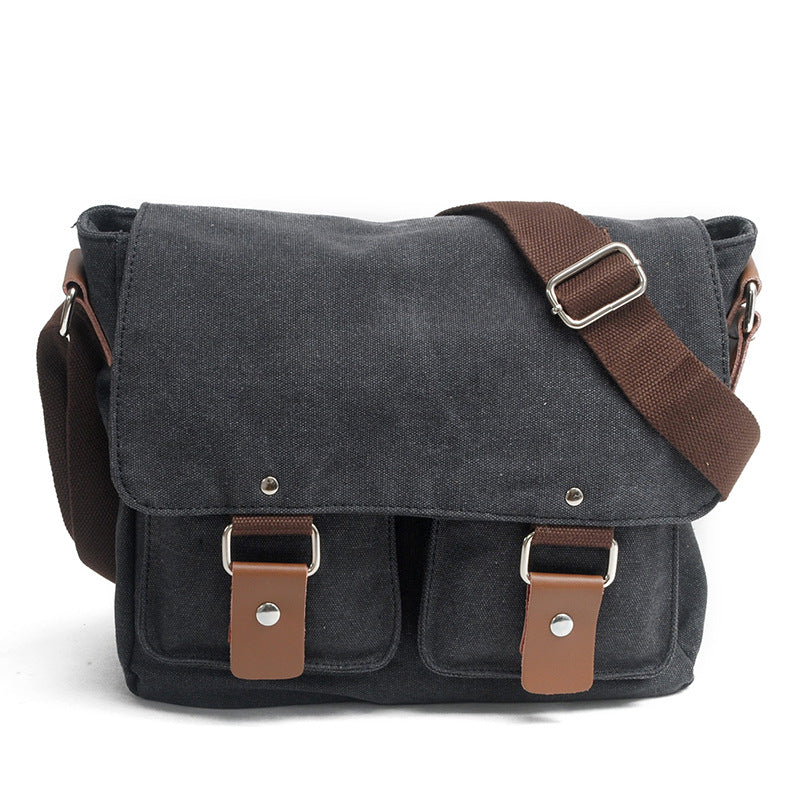 Men's Fashion Canvas Commuter Retro Computer Men's Messenger Bags