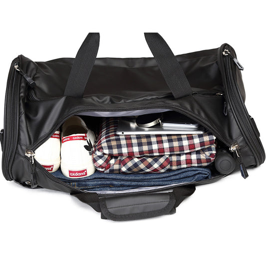 Men's Trendy Portable Short Distance Round Travel Bags