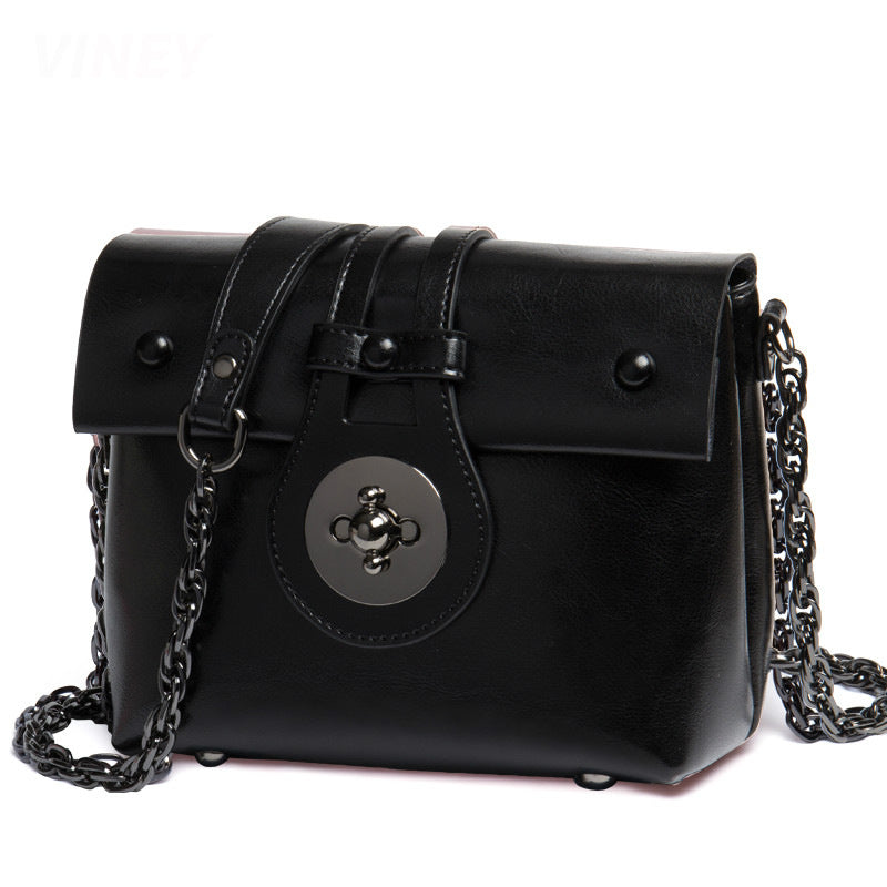 Women's Summer Genuine Leather Korean Style Versatile Fashion Shoulder Bags