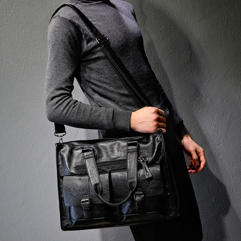 Men's Classy Korean Business Large Horizontal Travel Bags