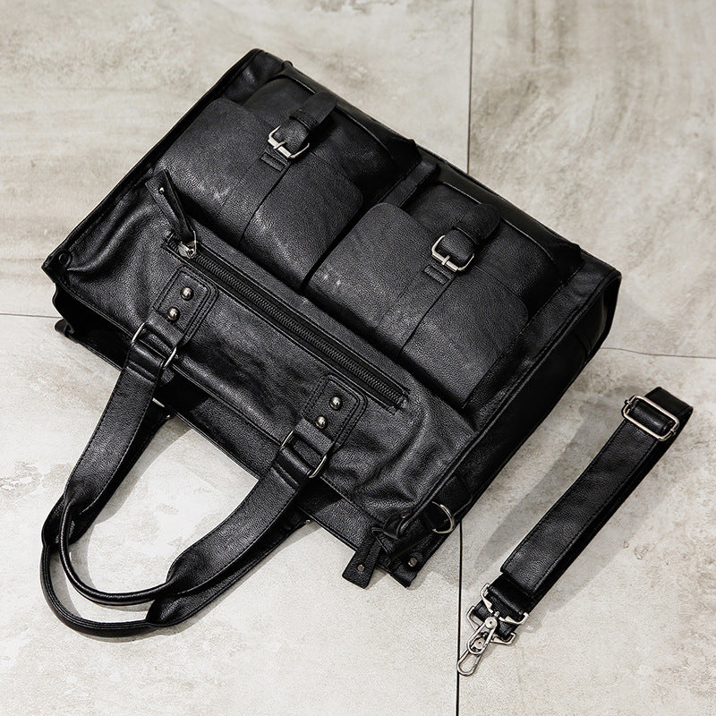 Men's Classy Korean Business Large Horizontal Travel Bags