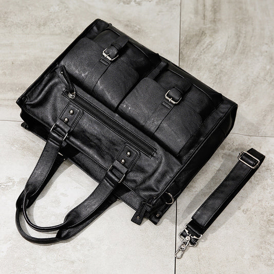 Men's Classy Korean Business Large Horizontal Travel Bags