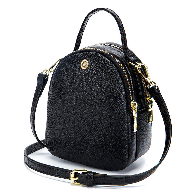 Mobile Egg Pouch Soft Leather Versatile Shoulder Bags