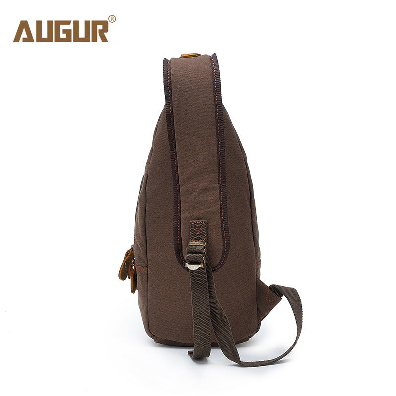 Men's Preppy Style Fashion Canvas Couple Men's Chest Bags