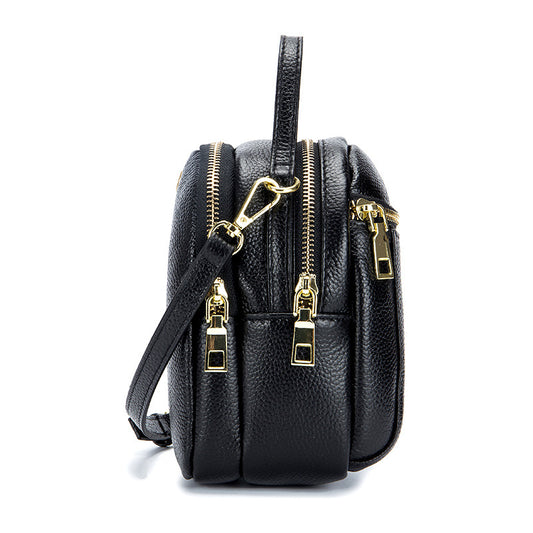 Mobile Egg Pouch Soft Leather Versatile Shoulder Bags
