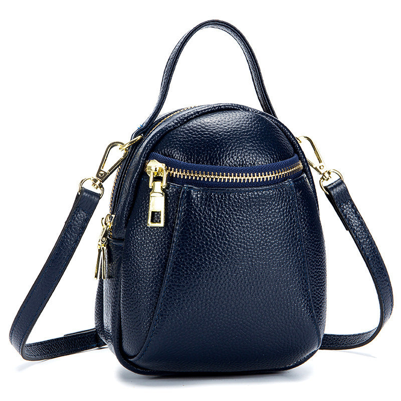 Mobile Egg Pouch Soft Leather Versatile Shoulder Bags