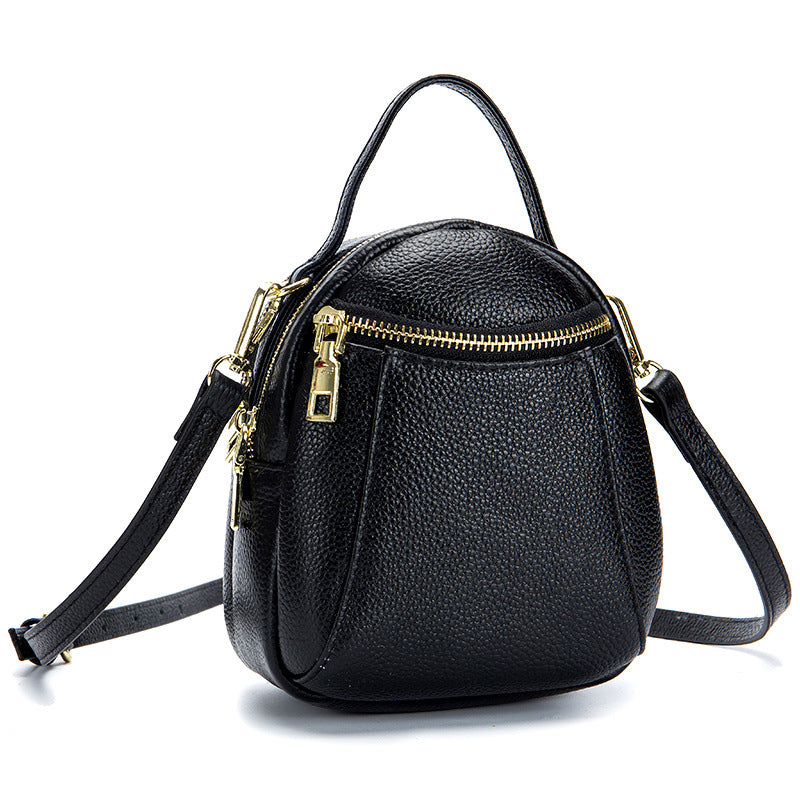 Mobile Egg Pouch Soft Leather Versatile Shoulder Bags