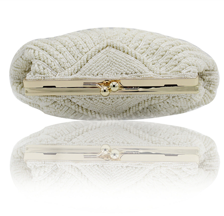 Style Handmade Beaded Clutch Banquet Dress Handbags