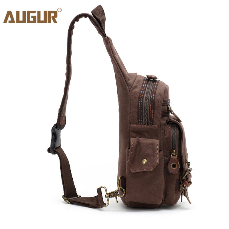 Men's Soaring Spring Canvas Close-fitting Carrying Men's Messenger Bags