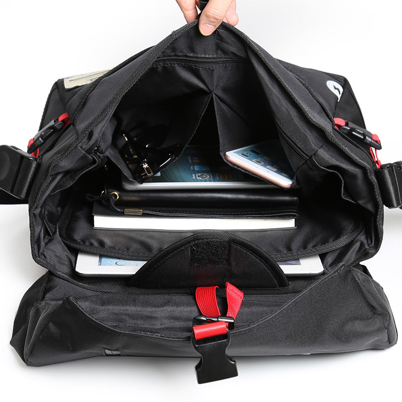 Men's Trendy All Black Fashion Fixed Gear Bags