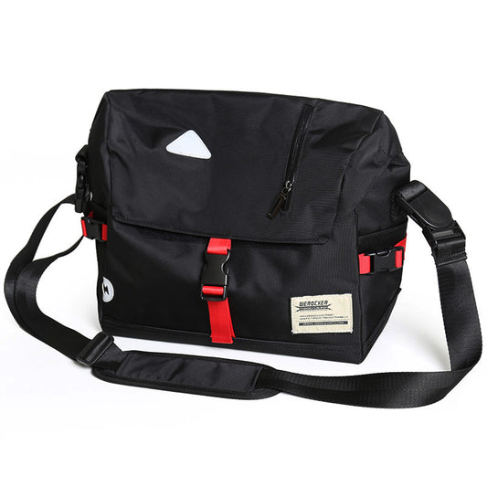 Men's Trendy All Black Fashion Fixed Gear Bags