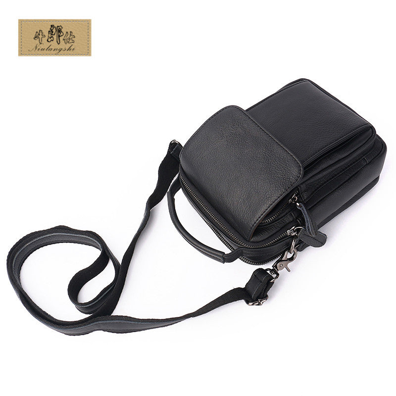 Men's Niu Leather First Layer Trendy Men's Messenger Bags