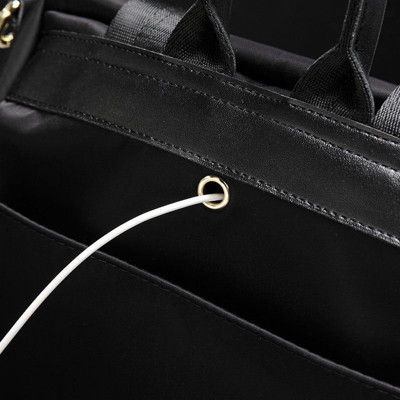 Women's Check Pattern Korean Full Waterproof Oxford Backpacks