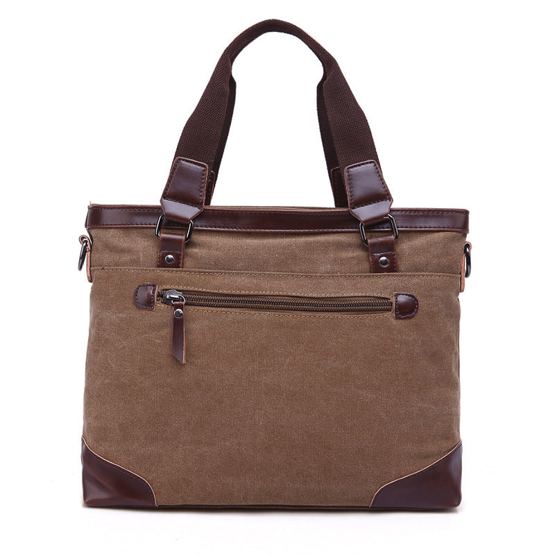 Men's Business Canvas Portable Korean Style Personalized Men's Messenger Bags