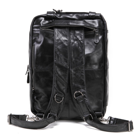 Men's Fashion First Layer Cowhide Business Men's Waist Packs