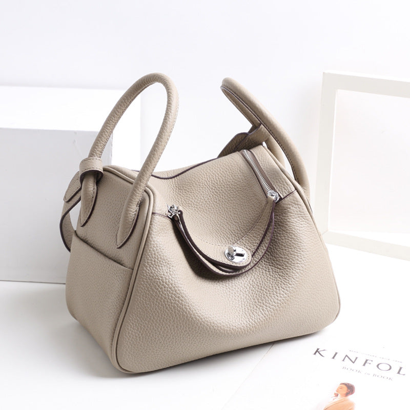 Pillow Fashion Soft Leather Genuine Large Handbags
