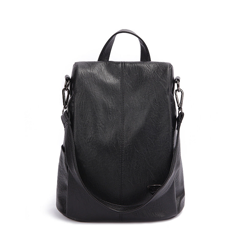 Women's Sheep Pattern Fashion Soft Leather Multifunctional Backpacks