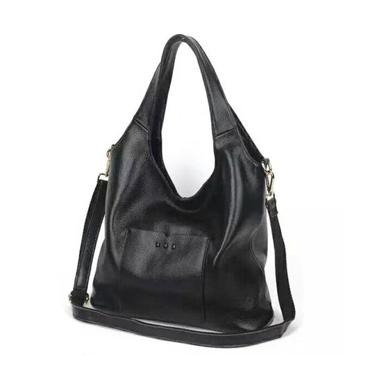 Women's Leather Underarm Fashion Rivet Big First Handbags
