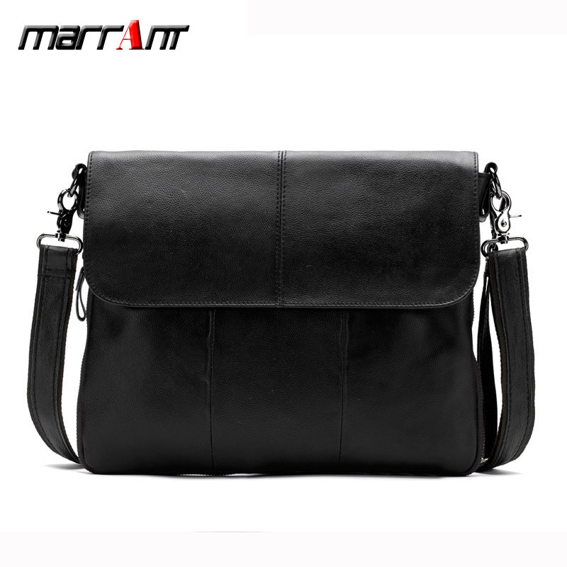 Men's Vintage Leather Business Flip Top Layer Men's Messenger Bags