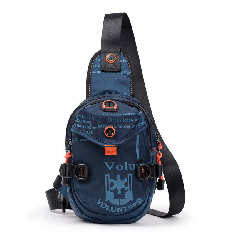 Men's Popular Unique Creative Korean Canvas Men's Chest Bags