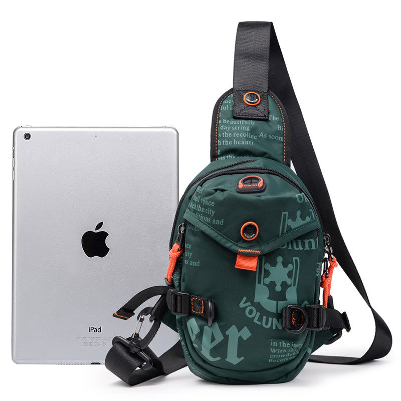 Men's Popular Unique Creative Korean Canvas Men's Chest Bags