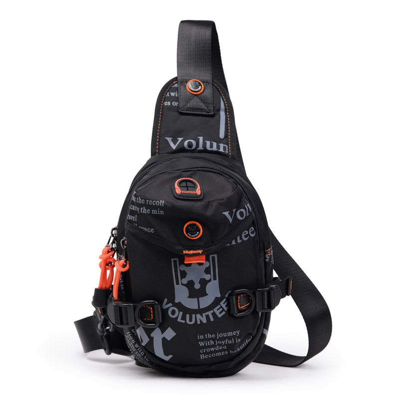 Men's Popular Unique Creative Korean Canvas Men's Chest Bags