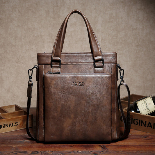 Men's Cool Kangaroo Fashion Business Retro Men's Handbags