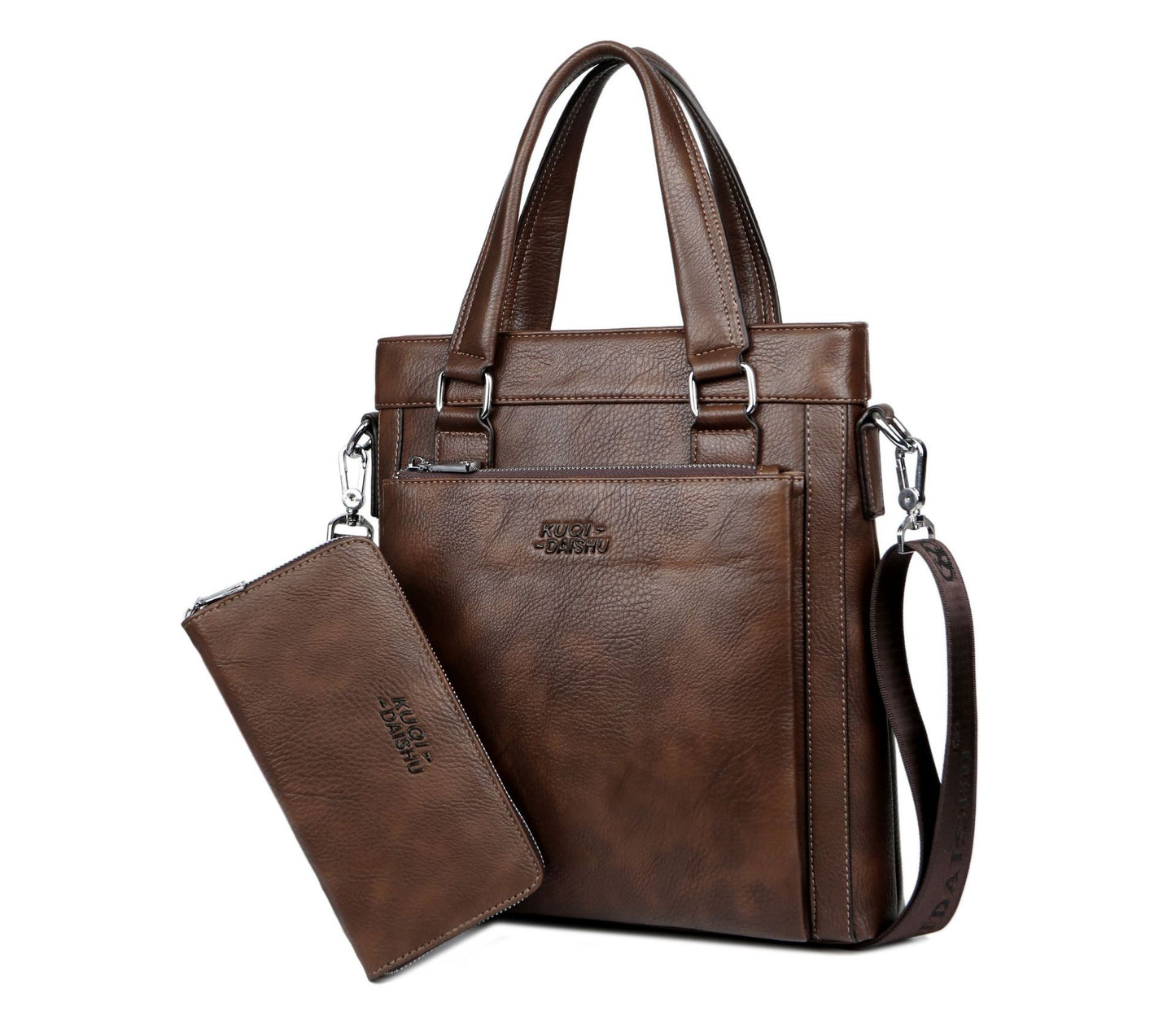 Men's Cool Kangaroo Fashion Business Retro Men's Handbags