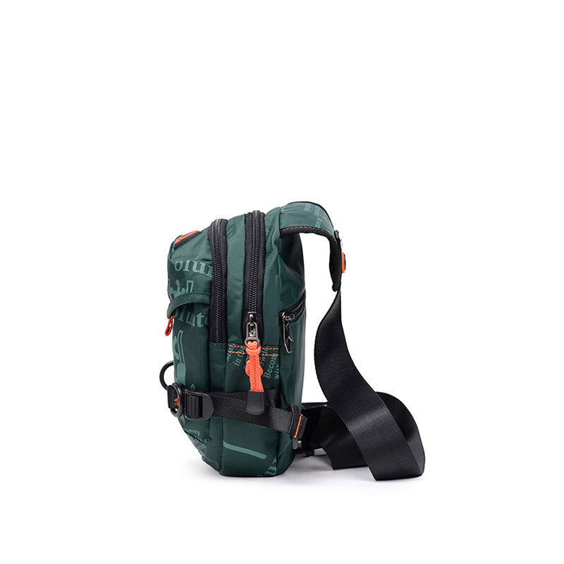 Men's Popular Unique Creative Korean Canvas Men's Chest Bags