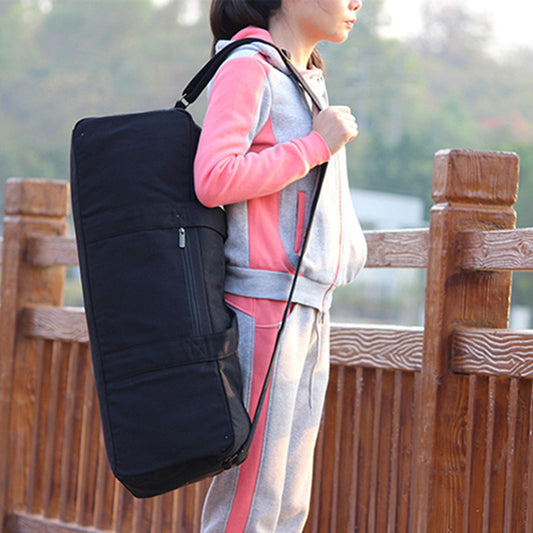 Women's & Men's & Straight Hair Canvas Yoga Mat Large Bags
