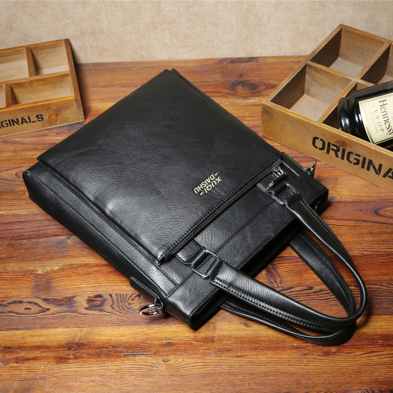 Men's Cool Kangaroo Fashion Business Retro Men's Handbags