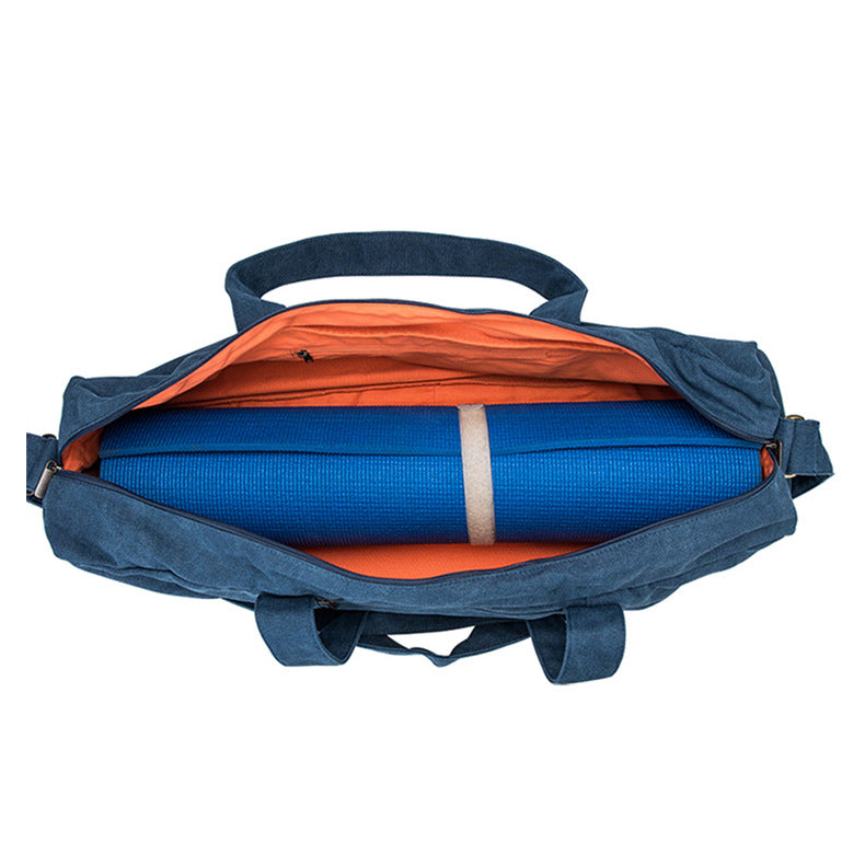Women's & Men's & Straight Hair Canvas Yoga Mat Large Bags